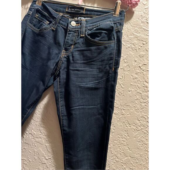 Flying Monkey Skinny Jeans Woman’s Size 24 - Picture 3 of 15